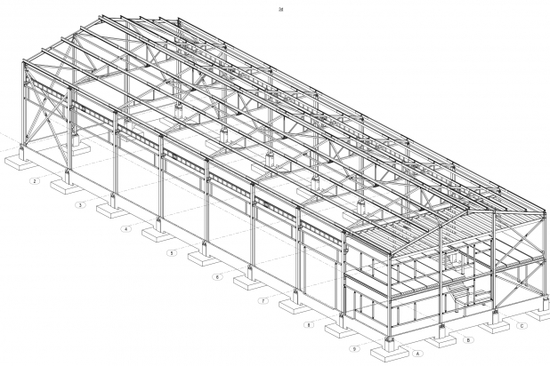 Darbnīcas ēka ar biroja telpām Planupes iela 29, Inčukalns 